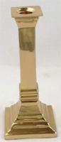 Solid Brass candleholder 12.4" H