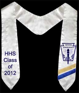 Graduation Stoles - 100% Polyester Satin Fabric