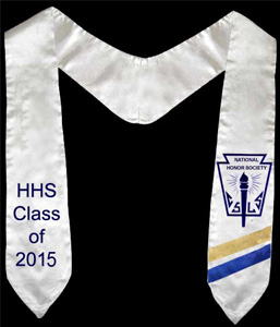 Graduation Stoles - 100% Polyester Satin Fabric
