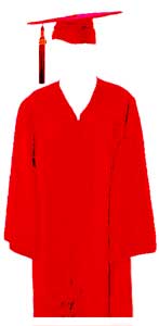 Graduation Caps and Gowns - Click here for view details