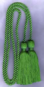 Honor Cord - KELLY GREEN COLOR honor cords