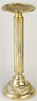 Solid Brass Pillar Candleholder #373