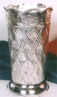 Antique Silver Flower Vase