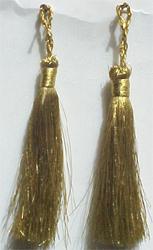 Metallic Gold Mini Tassel