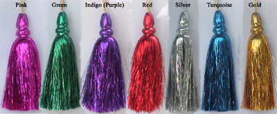 Click on Image For Larger View - TINSEL TASSELS