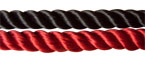 Honor Cord - DARK RED AND BLACK COLOR