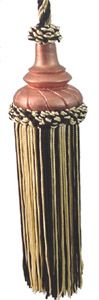 tassels - Rayon French Braided Tassel with Wooden works